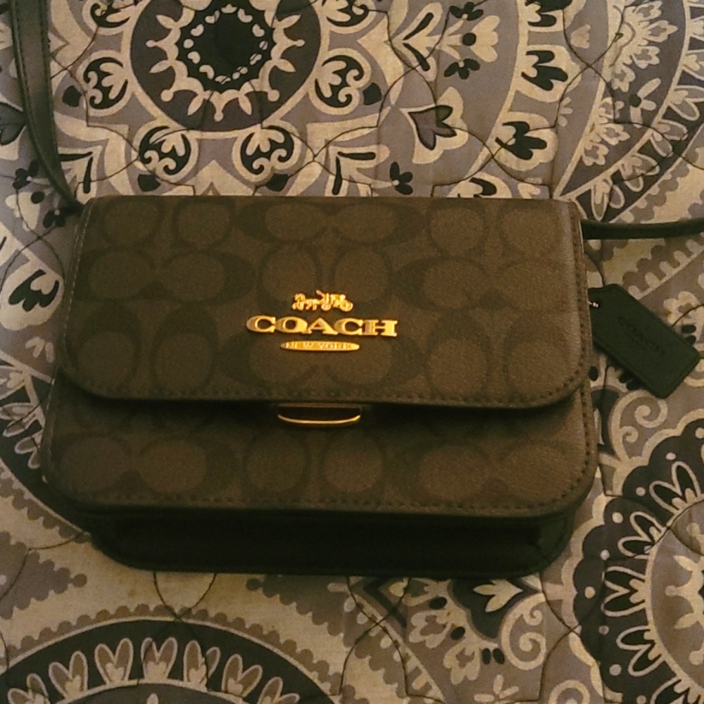 Coach purse, brown, like new